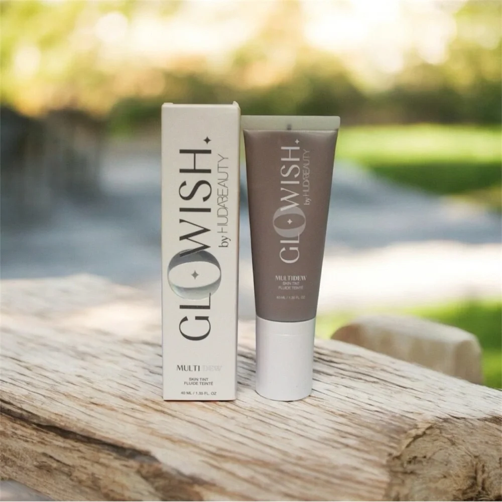 👑 HUDA BEAUTY GloWish MultiDew Skin Tint | Rich | Full Size